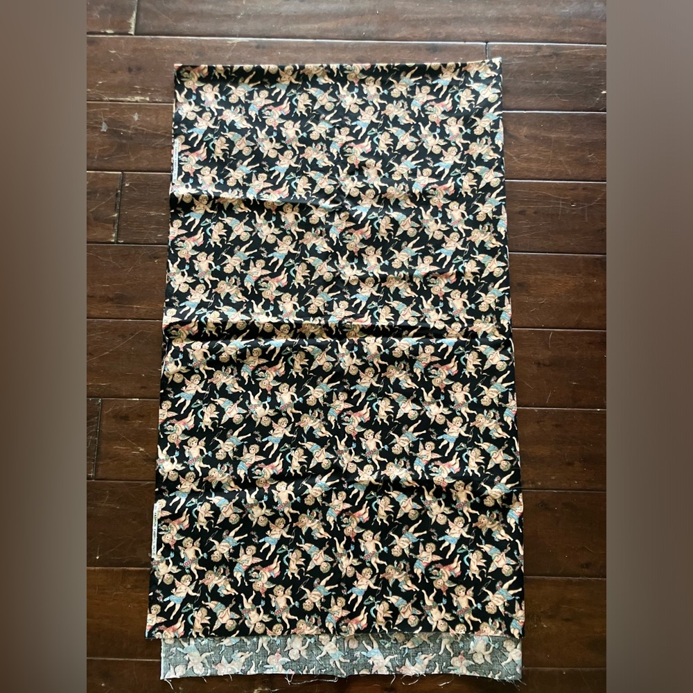 Vintage Cherub Angels Fabric